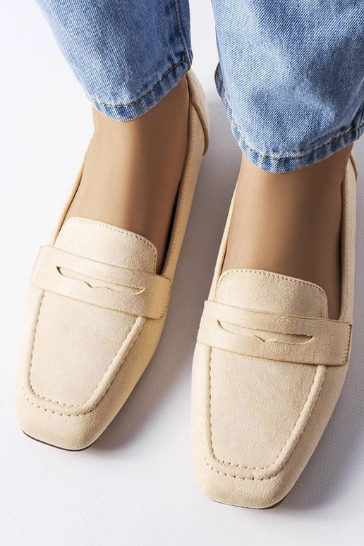 Ballerines en simili daim couleur...