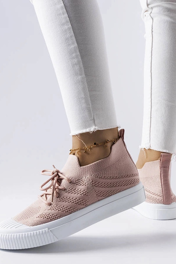 Rosa Schuhe aus elastischem... 2