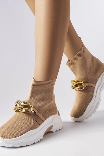 Braune Baptiste-Sneakers...