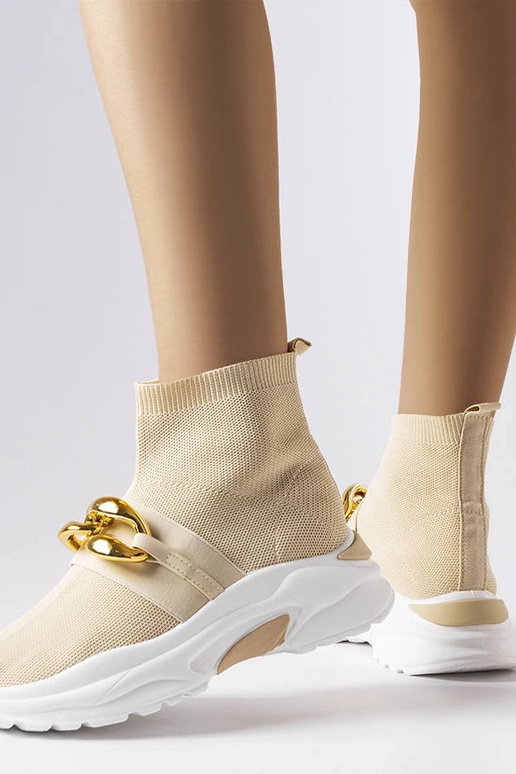 Beige Baptiste kæde sneakers Beige Baptiste kæde sneakers