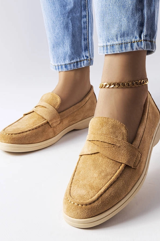 Ballerines en simili daim couleur...