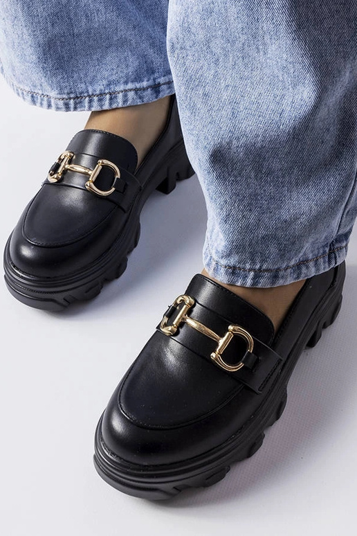 Sorte Mason Buckle Sko Sorte Mason Buckle Sko