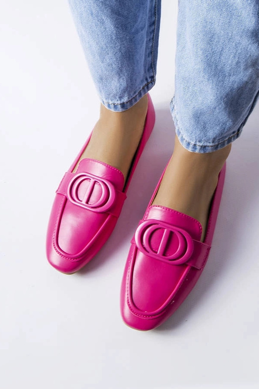 Pink Poissonnier Buckle Loafers Pink Poissonnier Buckle Loafers