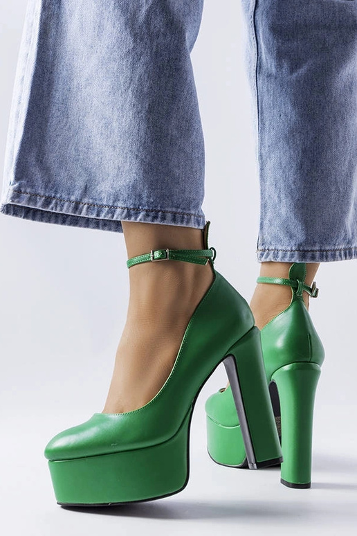 Grønne højhælede pumps fra Hervé Grønne højhælede pumps fra Hervé