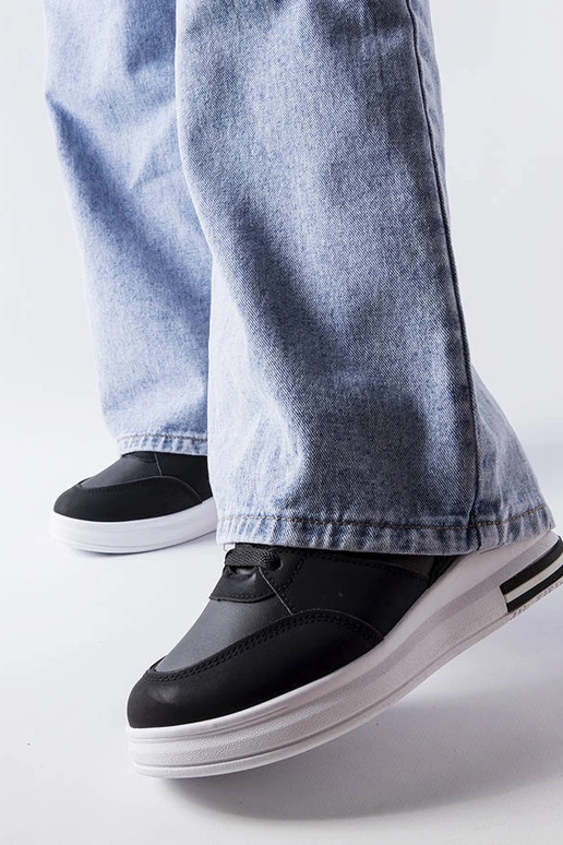 Sorte CinqMars wedge sneakers Sorte CinqMars wedge sneakers