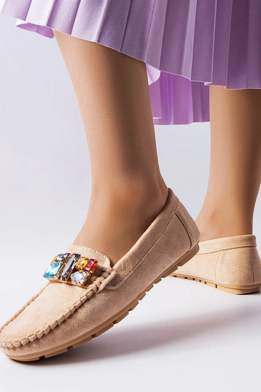 Mocassins beiges avec semelle... Mocassins beiges avec semelle...