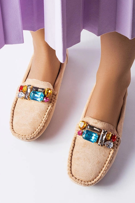 Mocassins beiges avec semelle... Mocassins beiges avec semelle...