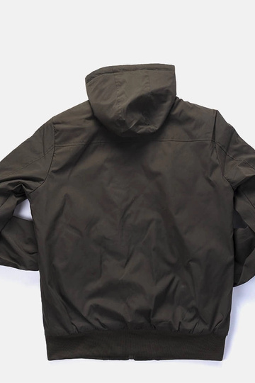 Coupe-vent à capuche Duplessis pour homme vert 2