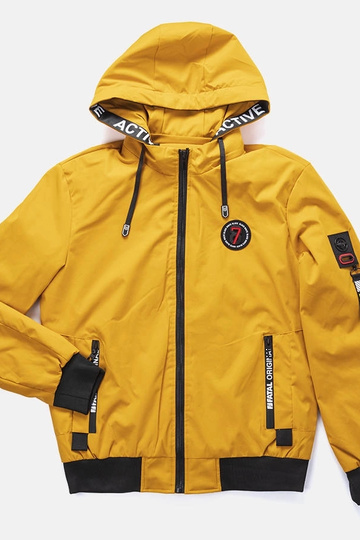 Veste de transition jaune Tollmache pour homme