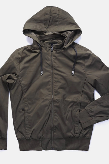 Grøn herre Brault hætte...