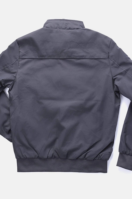 Veste col montant grise pour homme...