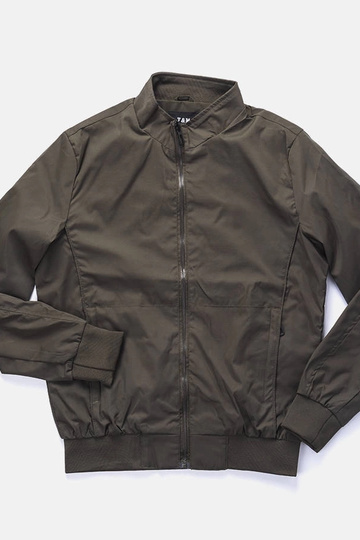 Veste col montant verte...