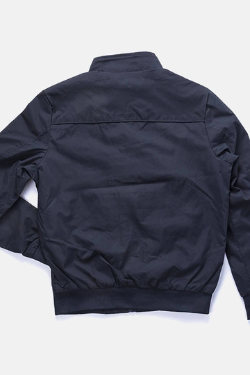 Marineblaue Stehkragenjacke für Herren von Desroches 2