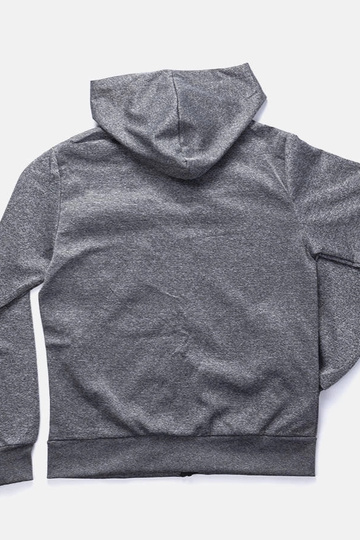 Sweat à capuche gris foncé Curtis pour homme 2