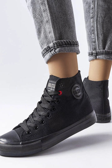 Schwarze High-Top-Sneakers... 2