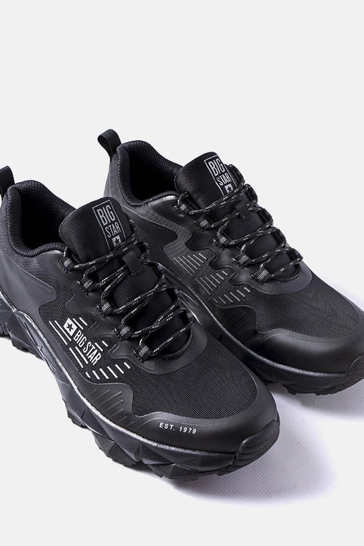 Schwarze Big Star Trekkingschuhe... Schwarze Big Star Trekkingschuhe...