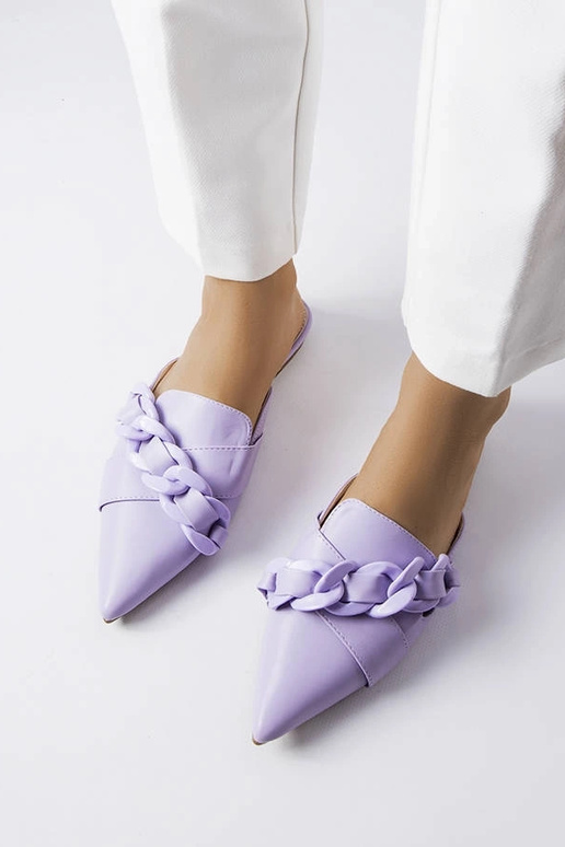 Lilla Patenaude kædeflip-flops