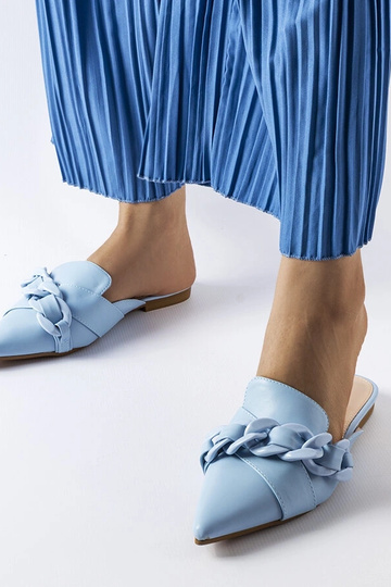 Tongs à chaîne bleue Patenaude