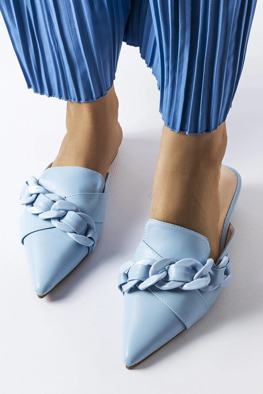 Tongs à chaîne bleue Patenaude