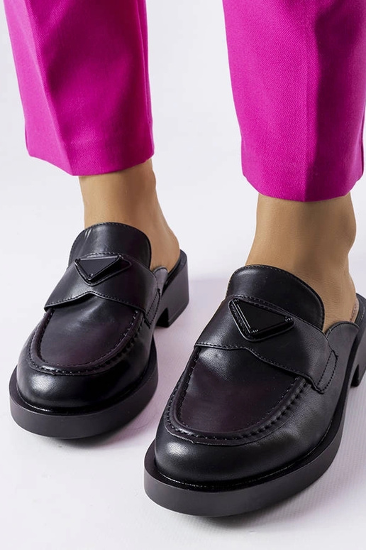 Sandales noires à bout fermé Berkshire