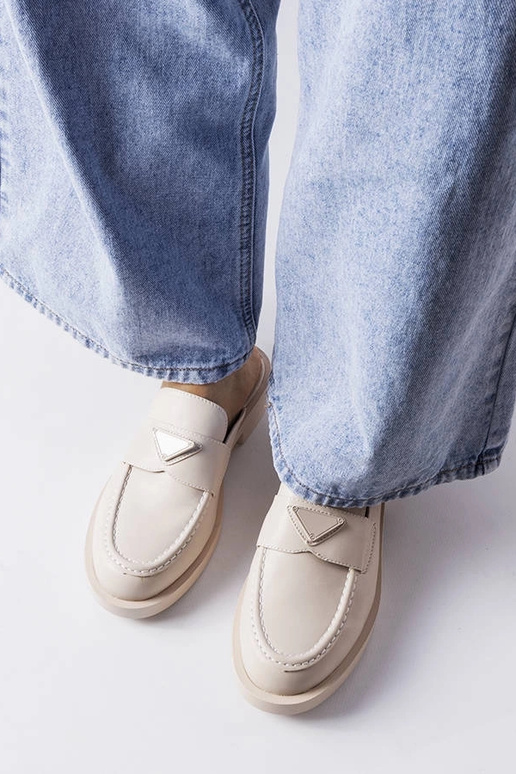 Beige Berkshire Flip-Flops med lukket tå