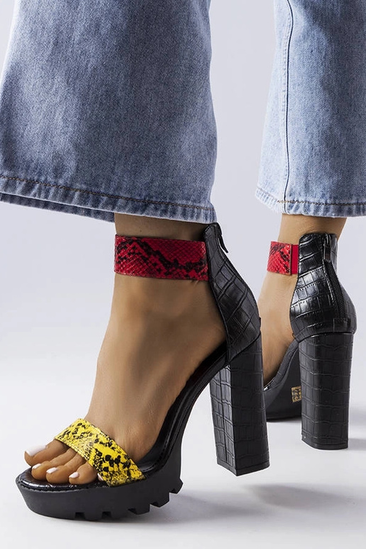 Gelbe Sandalen Knoxville mit...