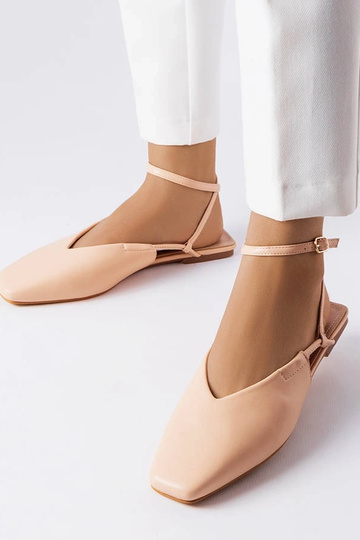 Pink lukket tå sandaler Jehova