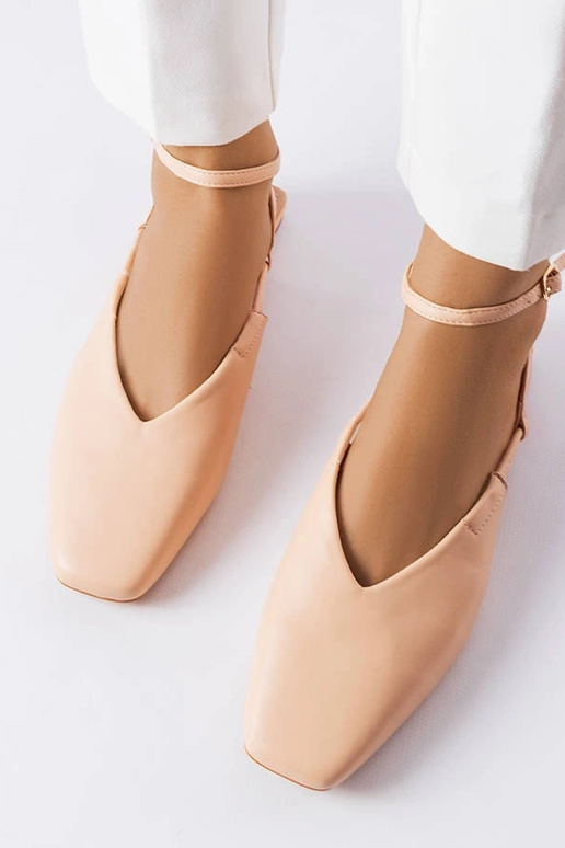 Rosa Sandalen mit geschlossener...