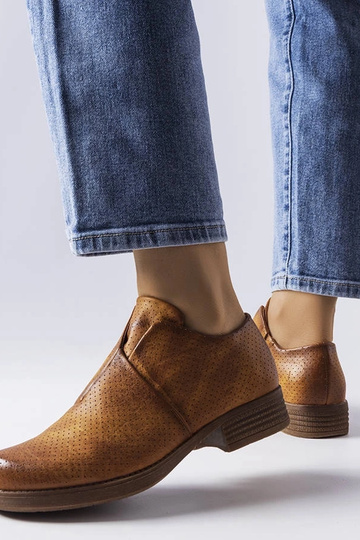 Seymour Brown Slip-On gennembrudte halvstøvler 2