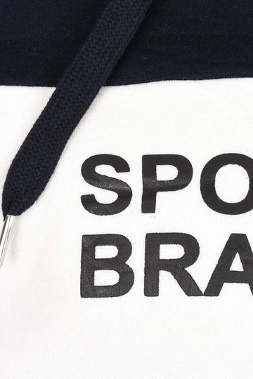 Sweat à capuche gris clair... 2