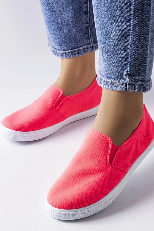 Louisville Pink Slip-On Sneakers i stof Louisville Pink Slip-On Sneakers i stof