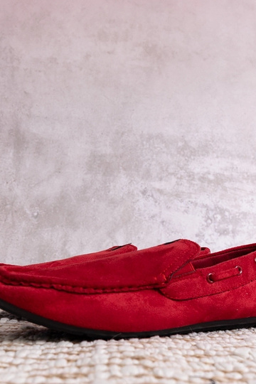 Mocassins rouges pour...