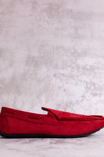 Rode herenmocassins,... 2