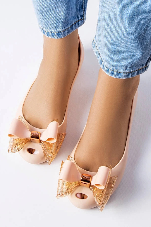 Ballerines Melissa beiges à nœud Jérôme Ballerines Melissa beiges à nœud Jérôme