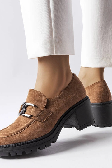 Talons hauts marron avec... 2