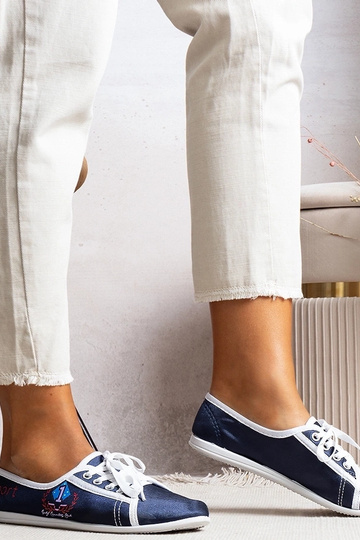Marineblå Woodstock sneakers til kvinder