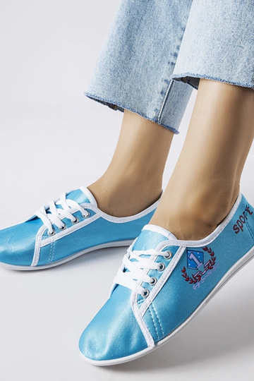 Blå Woodstock sneakers til... 2