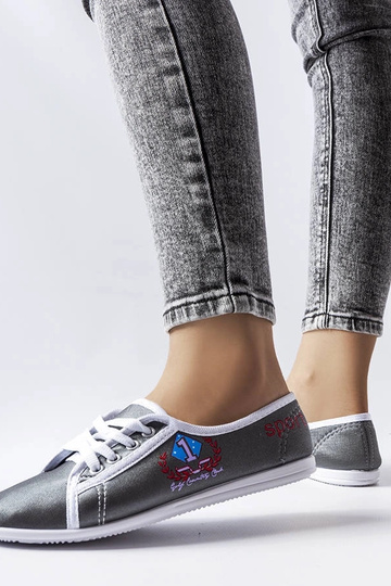 Grå Woodstock sneakers til...