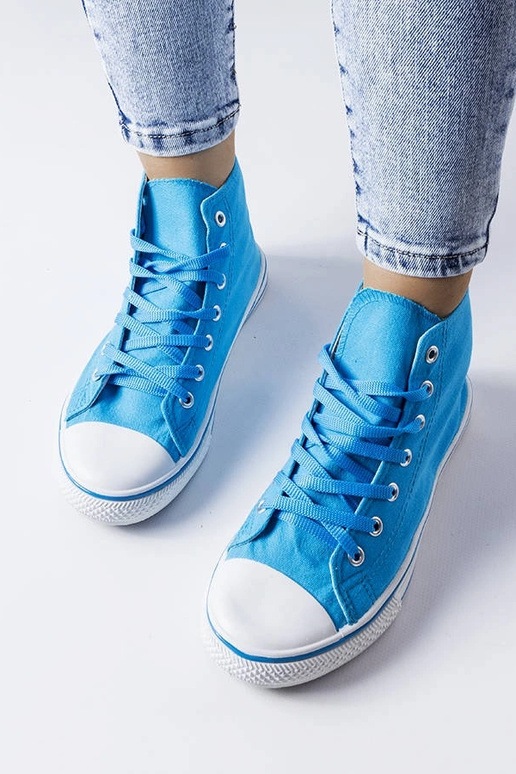 Alaine Blue High Top Sneakers Alaine Blue High Top Sneakers