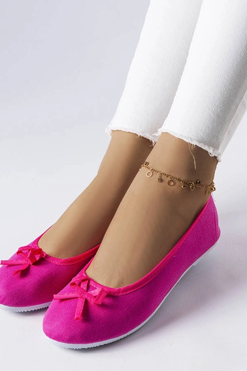 Gendron pink stof ballet lejligheder 2