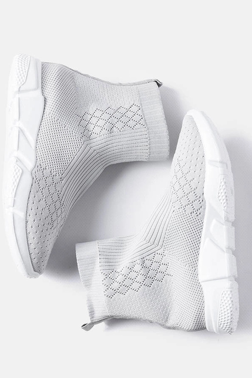 Baskets chaussettes grises de Olot