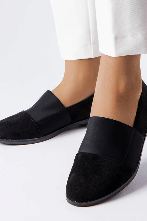 Sorte Stoney flade sko Sorte Stoney flade sko