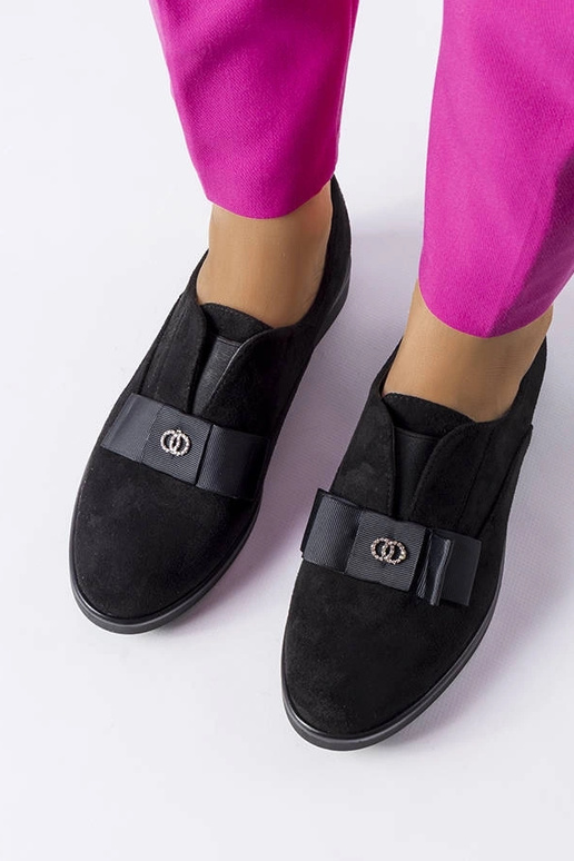 Schwarze Halbschuhe zum...