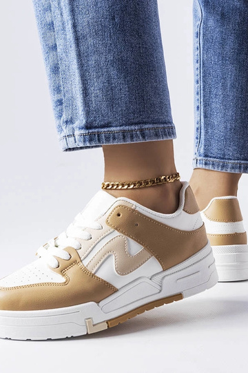 Braune Schuhe mit dicker Sohle Harter 2
