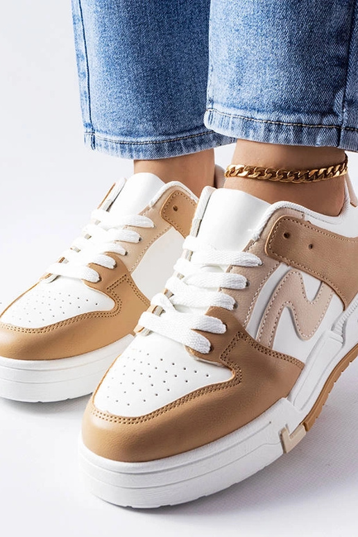 Braune Schuhe mit dicker Sohle Harter Braune Schuhe mit dicker Sohle Harter