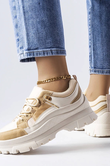 Baskets sportives marron... 2