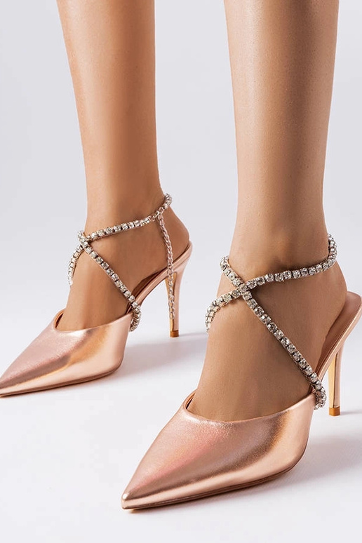 Mules à talons hauts Gold Drainer Mules à talons hauts Gold Drainer