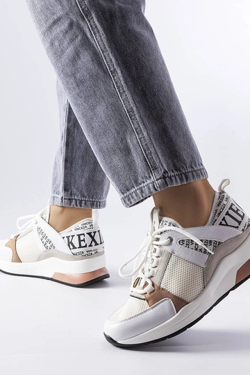 Baskets Vinceza blanches et... 2