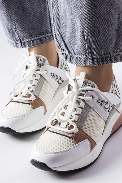 Baskets Vinceza blanches et roses Baskets Vinceza blanches et roses