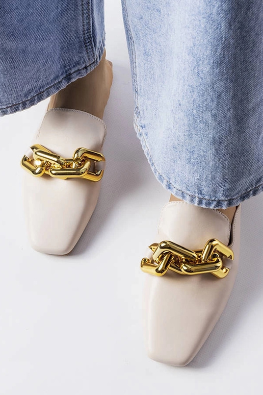 Beige Hickory Chain Slides